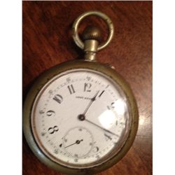 Antique Long Brander Pocket Watch, Not Running