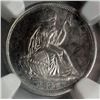 Image 2 : 1837  Seated dime  AU  whizzed
