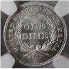 Image 3 : 1837  Seated dime  AU  whizzed