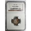 Image 1 : 1876 proof 20 center  NGCPF62  CAMEO