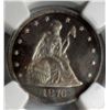 Image 2 : 1876 proof 20 center  NGCPF62  CAMEO