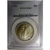Image 1 : 1943 WALKING LIBERTY HALF DOLLAR PCGS MS65 GEM