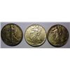 Image 1 : WALKING LIBERTY HALF DOLLARS 1942-1943-1946 ALL AU+