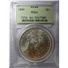 Image 1 : 1898 MORGAN DOLLAR PCGS MS64 GREEN LABEL