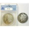 Image 1 : 1878 7F VAM-119 Morgan $ ANACS45  really an AU