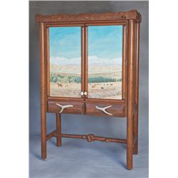 New West Chair, Lamp and Cabinet