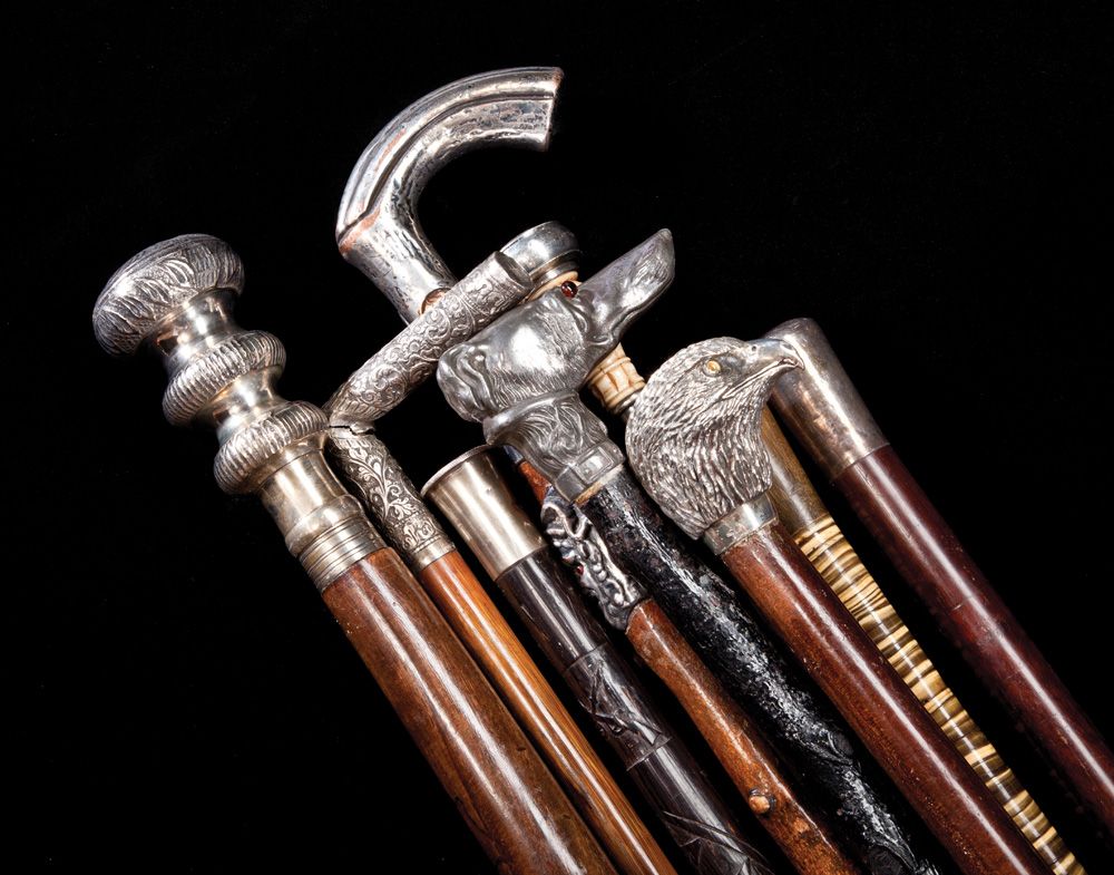 Lot of Fancy Canes or Walking Sticks