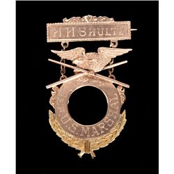 H.H. Shultz Gold Deputy U.S. Marshal Badge