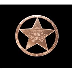 Pueblo, Colorado City Marshal Gold Badge