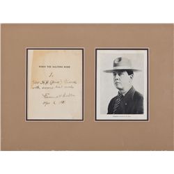 Signature of Outlaw Emmett Dalton