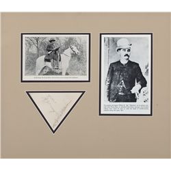 Bat Masterson & Al Jennings Autographs