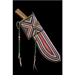 Beaded Cree Knife Sheath