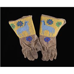 Early Pictorial Panel Gauntlets