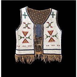 Sioux Man’s Pictorial Vest