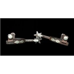 Kelly Bros Double-Mounted Texas Spurs