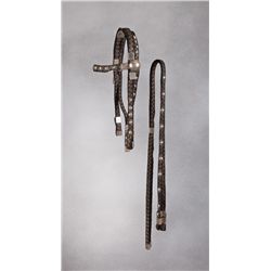 Canon City Headstall and Matching Natural Colored Reins