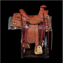 Tad Mizwa Texas Miniature Saddle