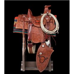 Tad Mizwa, Houston, Texas Miniature Saddle