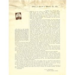 Wanted Poster, “The Black Kid”