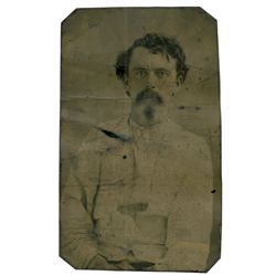 Tintype of Stage Robber / Booking Mug Shot
