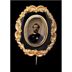 Mourning Broach with Lawman