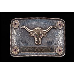 Roy Rogers’ Personal Longhorn Trophy Buckle
