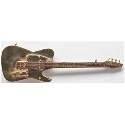 14K Gold Guitar Pendant, Gift of Elvis Presley
