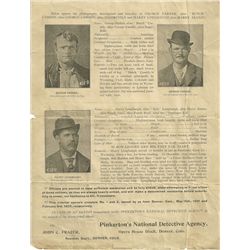Butch Cassidy and the Sundance Kid Reward Poster