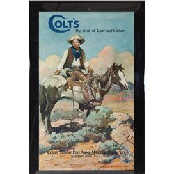 Colt “Tex & Patches” Lithograph Poster