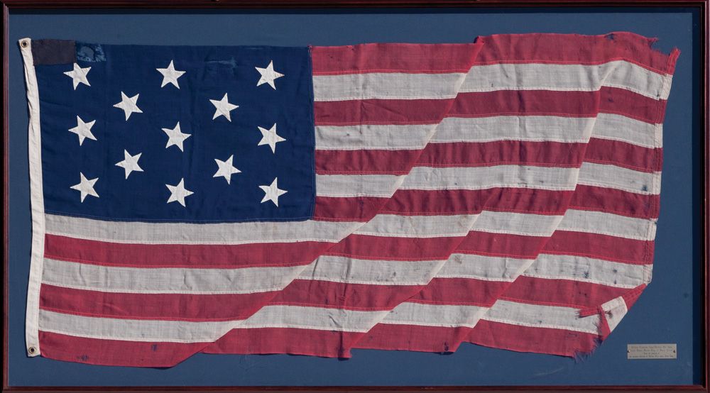13 Star United States Flag Belonging To Wf Cody - 