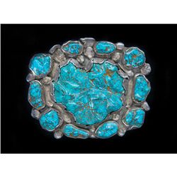 Spectacular Simplicio Turquoise Belt Buckle