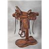 Image 1 : Life Size Copper Saddle and Hat Rack