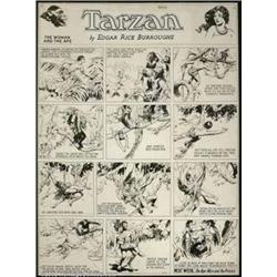 Hal Foster - Original Art for Tarzan Sunda...