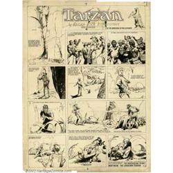 Hal Foster - Original Art for Tarzan Sunda...