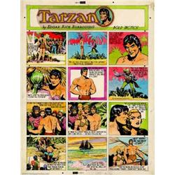 Burne Hogarth - Original Art for Tarzan Su...