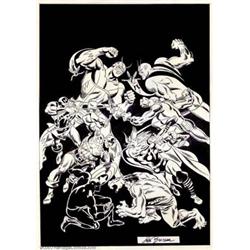 John Buscema - Original Art Cover Recreati...