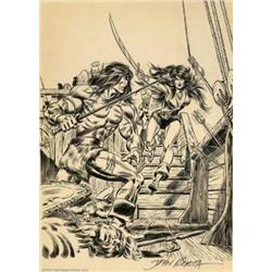 John Romita - Original Cover Art for Conan...