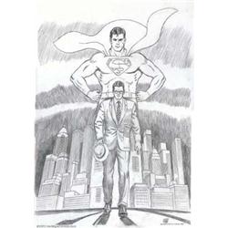 Curt Swan - Superman #201 Cover Recreation...