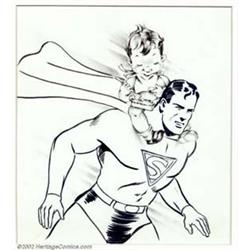 Unidentified Artist - Original Superman Ad...