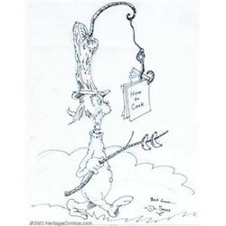 Dr. Seuss Original Sketch (undated). Remin...