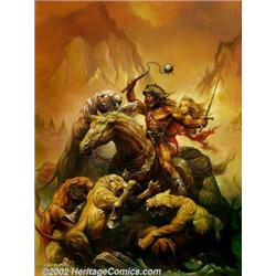 Ken Kelly - Original Oil Painting "Lion's...