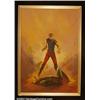 Image 1 : Ken Kelly - Original Oil Painting "Flash G...