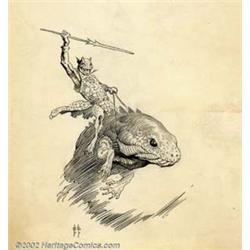 Frank Frazetta - Original Illustration (Ca...