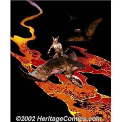Frank Frazetta - Original Oil Painting  Th...