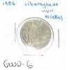 Image 1 : 1906 LIBERTY HEAD "V" NICKEL *GOOD-6 GRADE*!!
