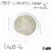 Image 1 : 1907 LIBERTY HEAD "V" NICKEL *GOOD-6 GRADE*!!