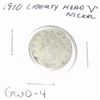 Image 1 : 1910 LIBERTY HEAD "V" NICKEL *GOOD-4 GRADE*!!