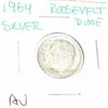 Image 1 : 1964 ROOSEVELT SILVER DIME *RARE AU HIGH GRADE*!!