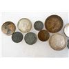 Image 4 : LOT OF GERMAN COINS IN VINTAGE COIN PURSE - SOME HAVE SWASTIKAS