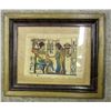 Image 1 : VINTAGE EGYPTIAN PAINTING - FRAMED